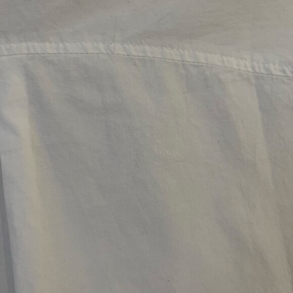 Mabel Frost Tanvi Top Small White Cropped Boxy Button Up Shirt Oversized Cotton - Picture 11 of 11